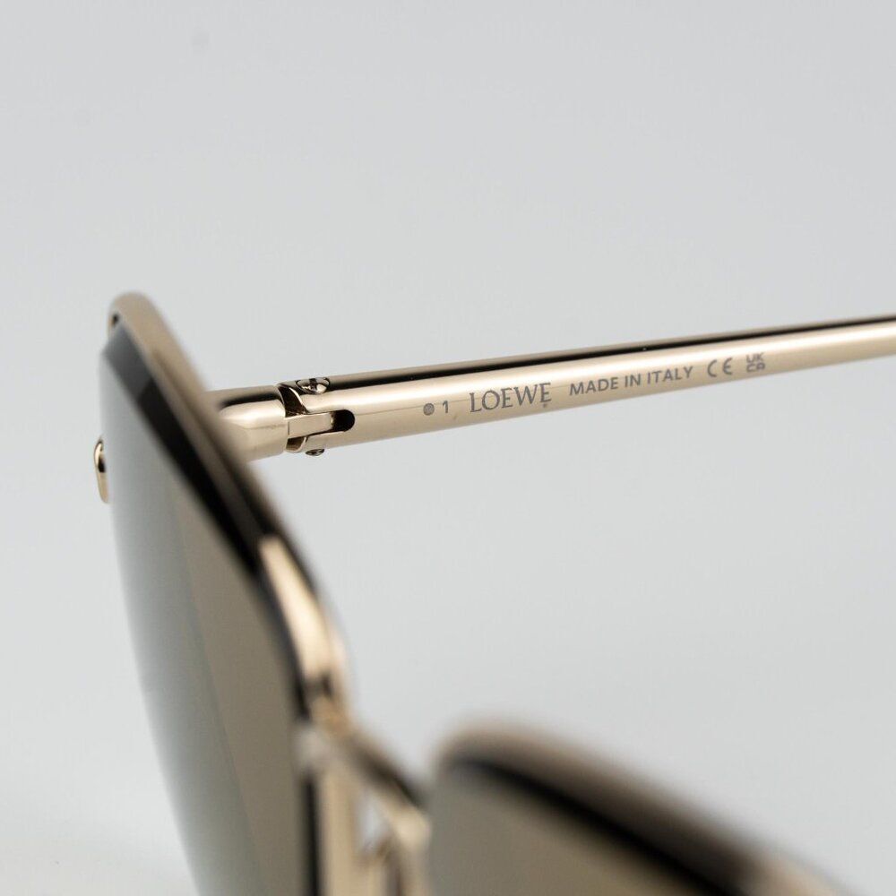 Loewe Gold Frame Brown Lens Sunglasses - Picture 8 of 11